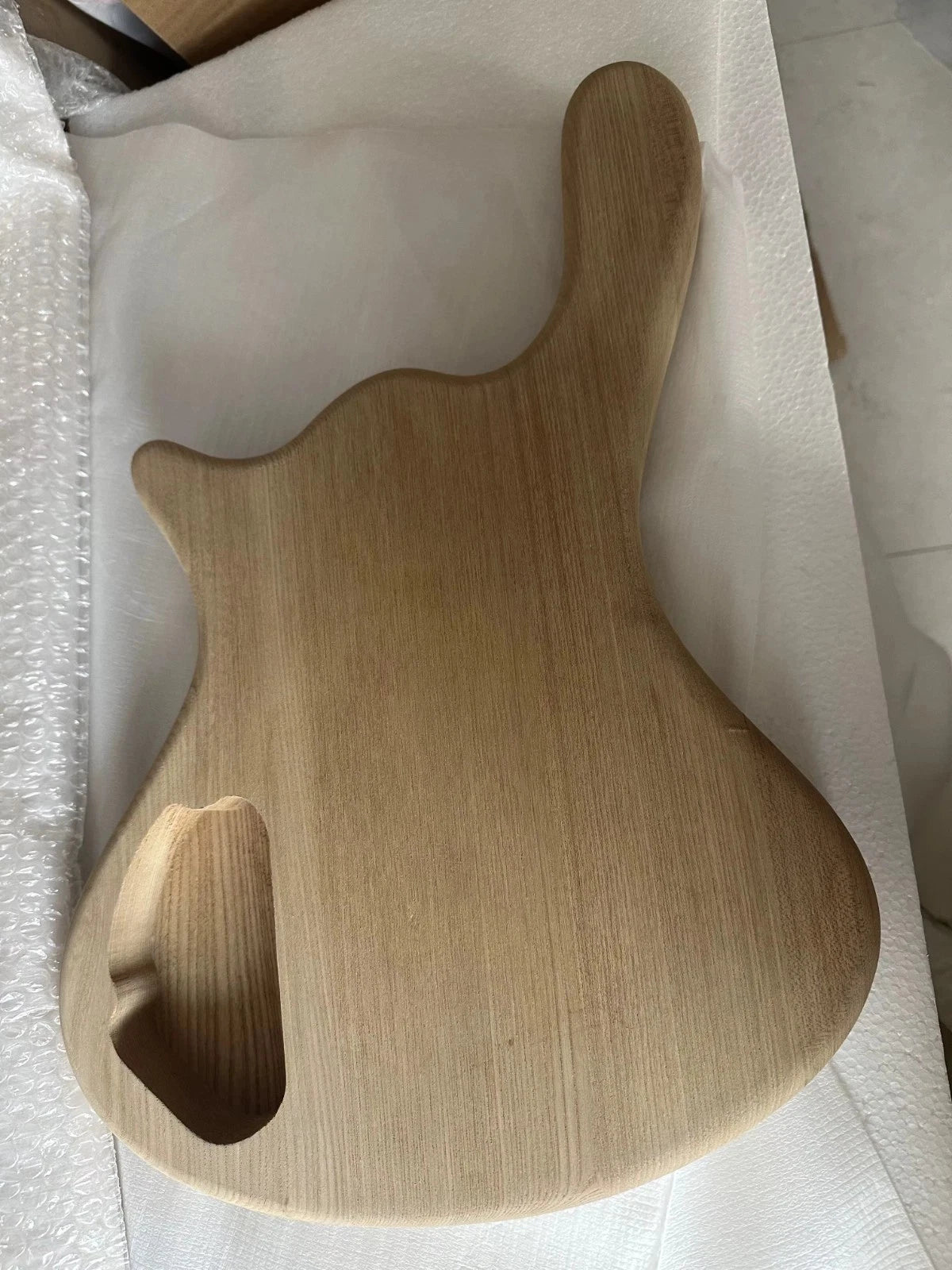 Ash Wood 4 String Electric Bass Body