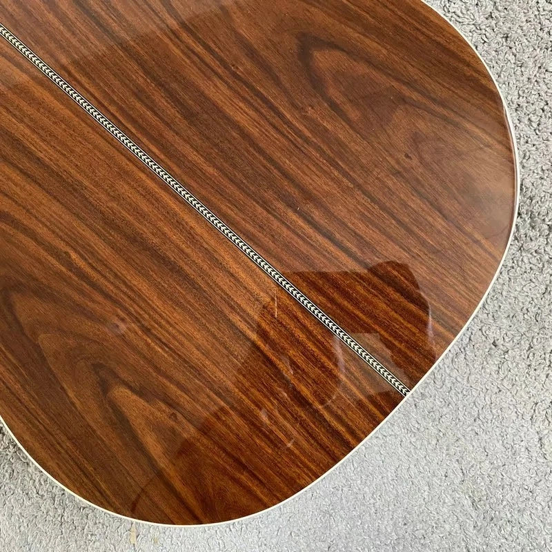 36-Inch OM All-Solid Spruce &amp; Santos Rosewood Guitar