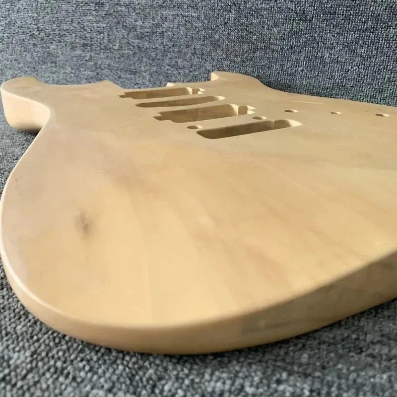 Unfinished HSH Guitar Body with 2 Point Tremolo