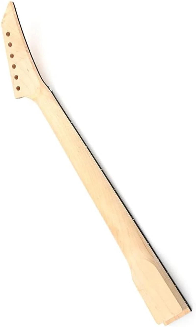 Reversed Head Guitar Maple Wood Neck, 24 Frets Fingerboard