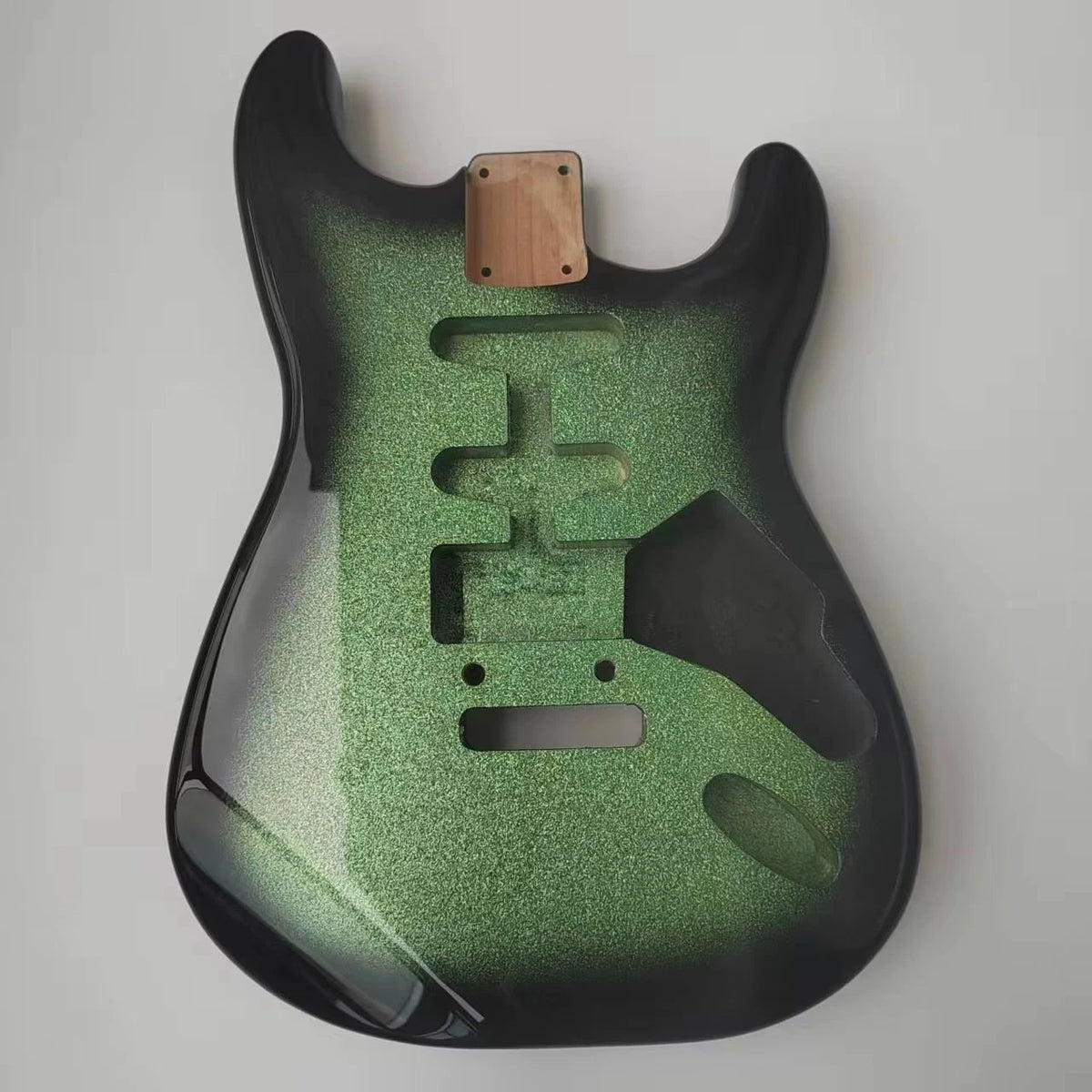 Metallic Green Alder Strat Guitar Body