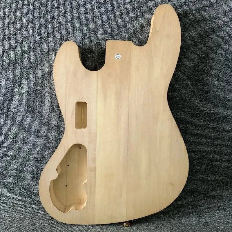 Unfinished Jazz Bass Style Body with Active Routing Right Hand