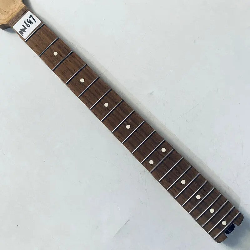 Roasted Maple Wood Electric Guitar Neck, Rosewood 21 Frets Fingerboard