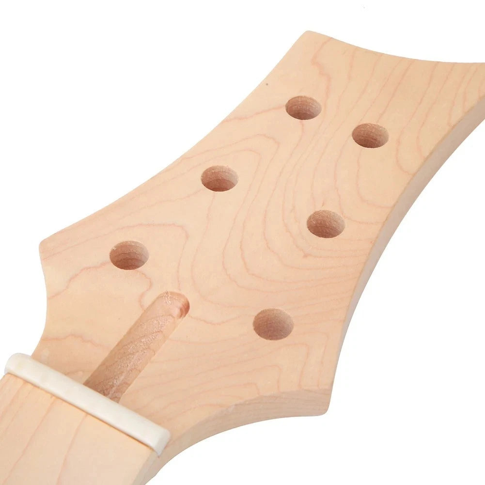 Maple Wood Guitar Neck, Maple Fingerboard 22 Frets, Doves Inlay Markers