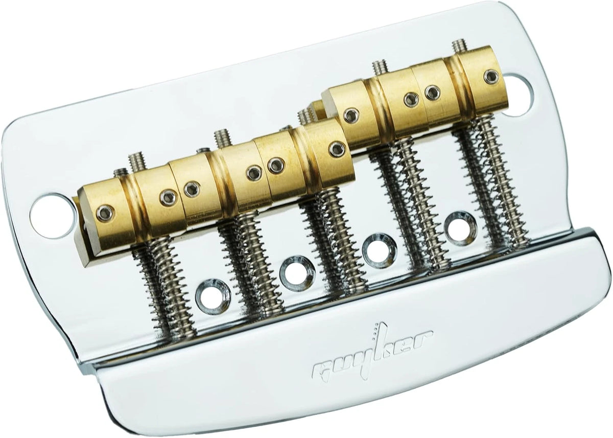 Brass Saddles 5 String Electric Bass Fixed Hardtail Bridge Fit MusicMan