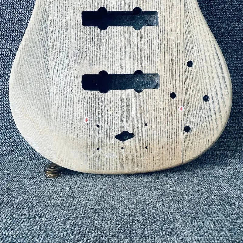 5/6 String Bass Body Ash Wood