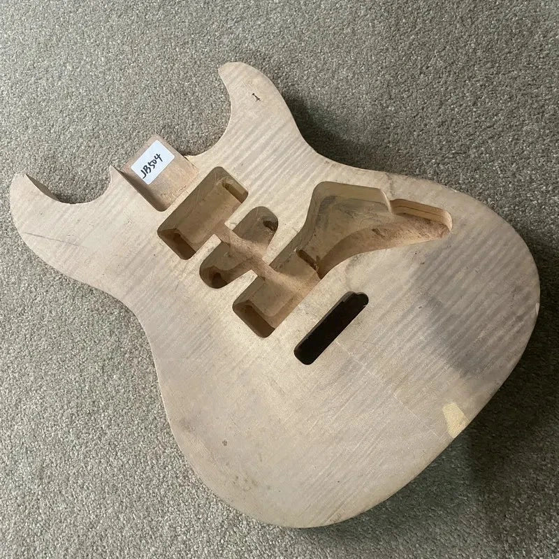 Tiger Maple Top Basswood Guitar Body Fit Strat ST