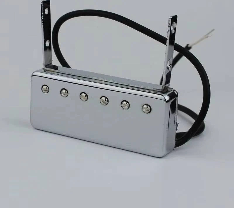 Chrome Hollow Body Jazz Guitar Float Neck Alnico Pickup