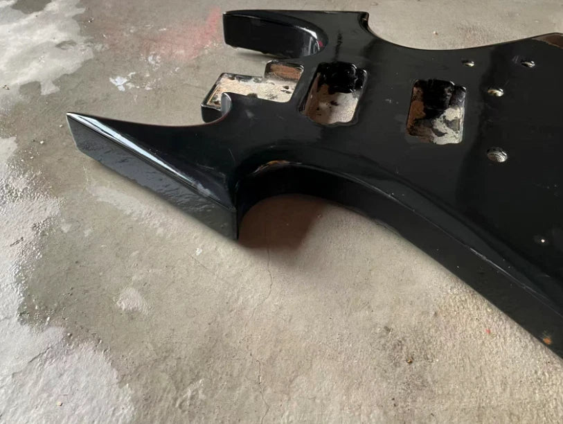 Black DIY Glossy Finish Guitar HH Body Fit Beast Project