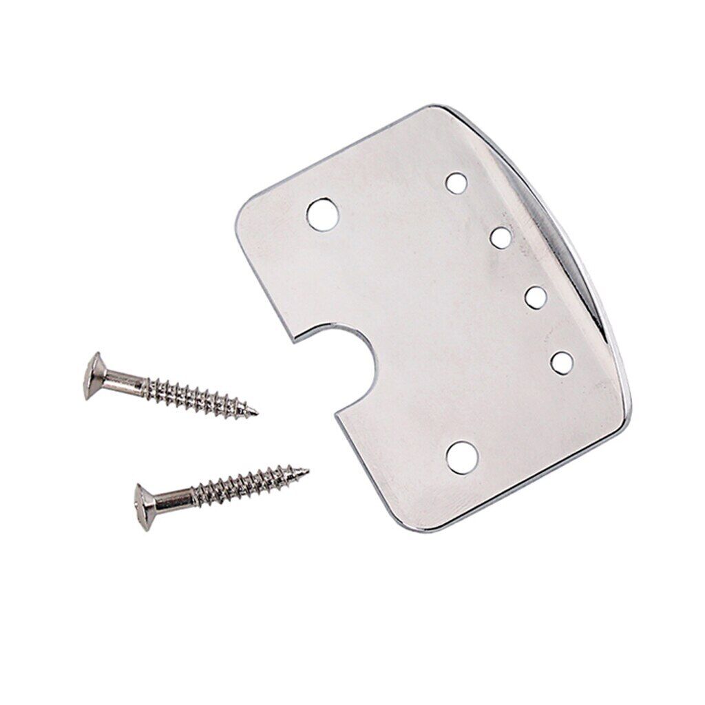 Cigar Box Guitar 4-String Brass Hinge Tailpiece with Screws