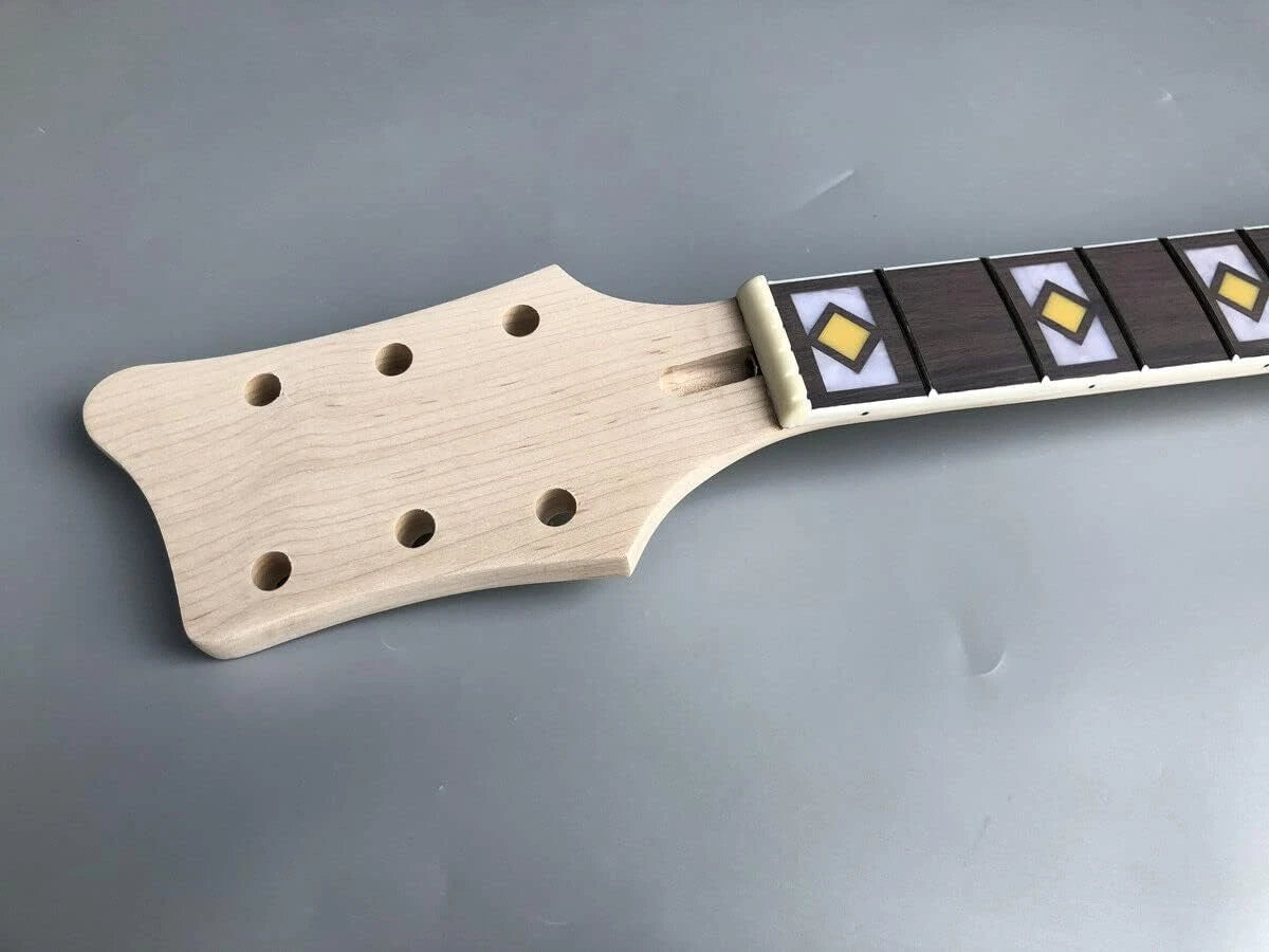 Maple Wood Electric Guitar Neck, 22 Frets Rosewood Fingerboard Fretboard