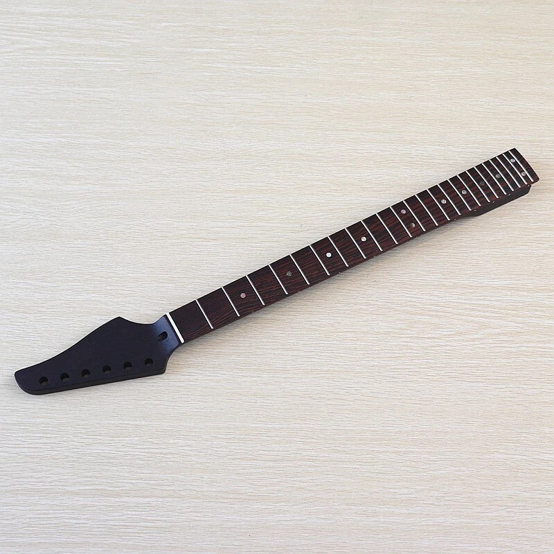 Wenge Wood Electric Guitar Neck, 24 Frets Fingerboard Fretboard