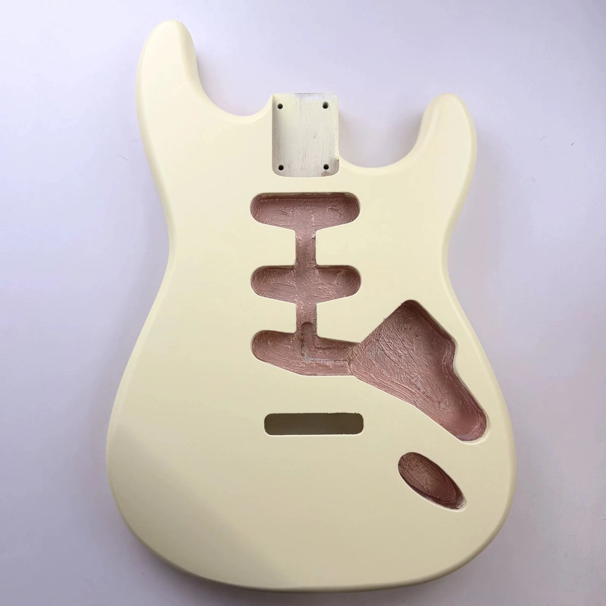 Vintage Yellow Alder Guitar Body Fit ST
