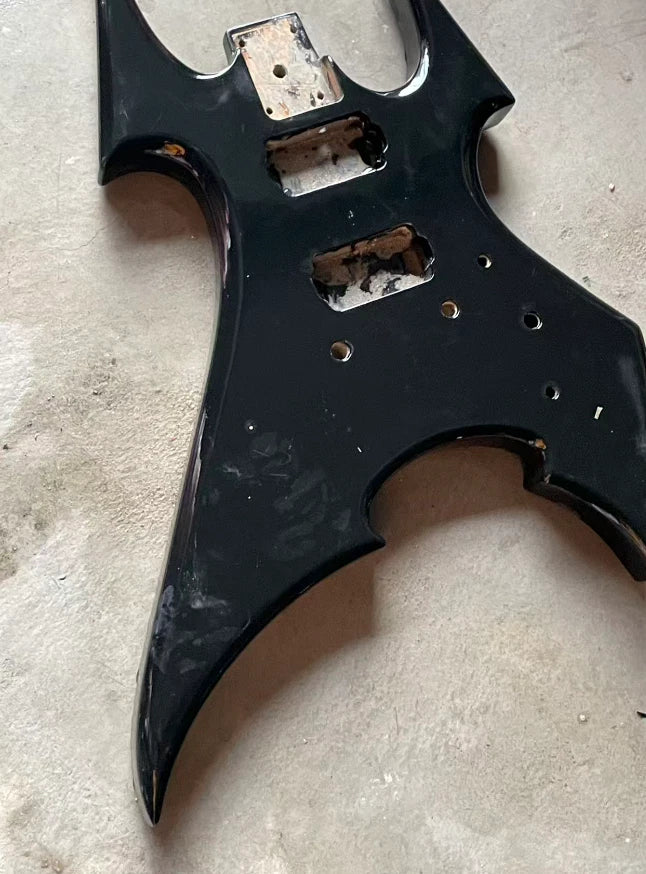Black DIY Glossy Finish Guitar HH Body Fit Beast Project