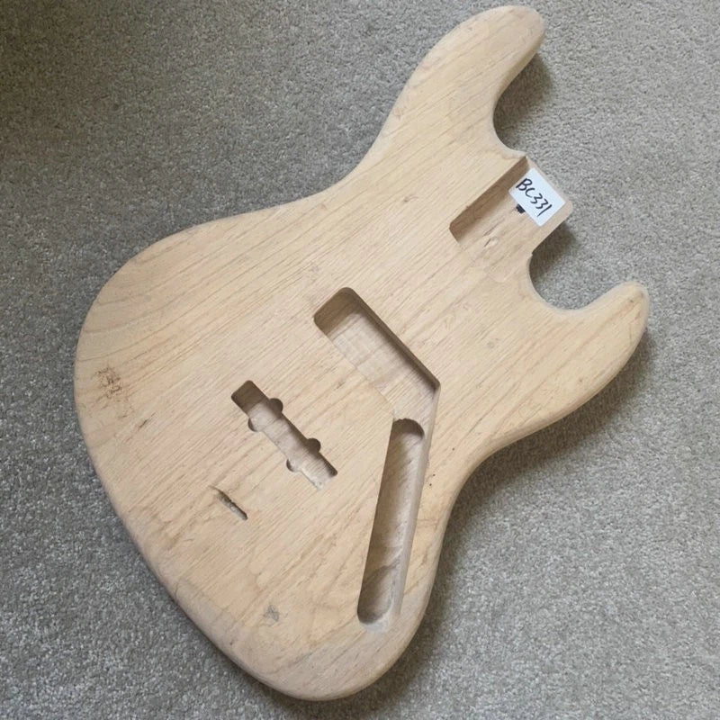 Ash Wood Bass Body in Glossy Finish Fit Jazz Bass