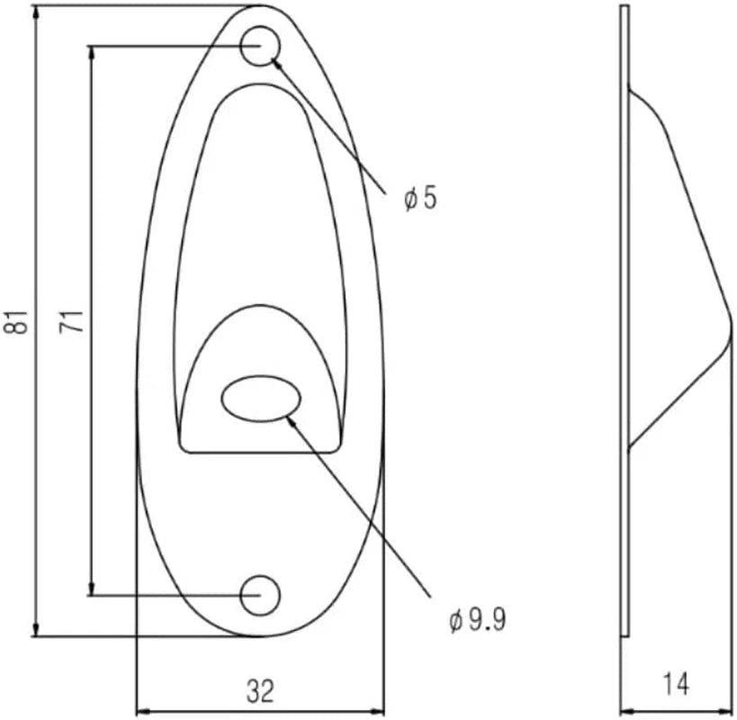 Red SkullHead Top Guitar Jack Plate Socket Fit Stratocaster Strat