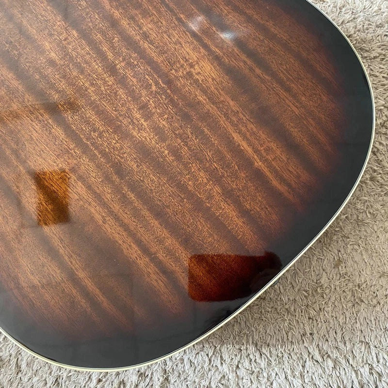 40" Mahogany Top Acoustic Guitar, Mahogany Sides Body Rosewood Fingerboard Neck