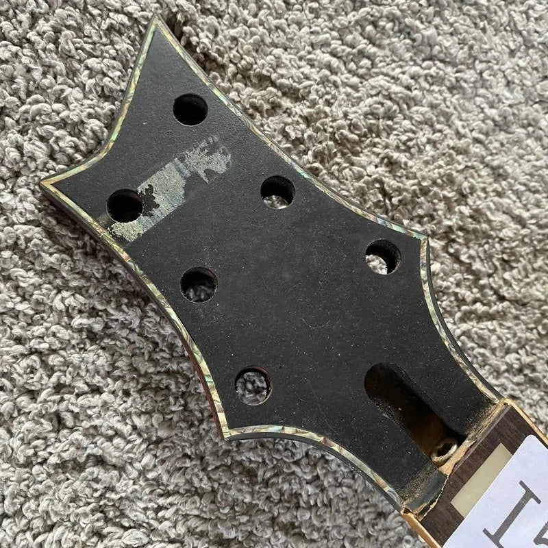 DeVille Red Tiger Maple Top Guitar Body, Rosewood Fingerboard Neck