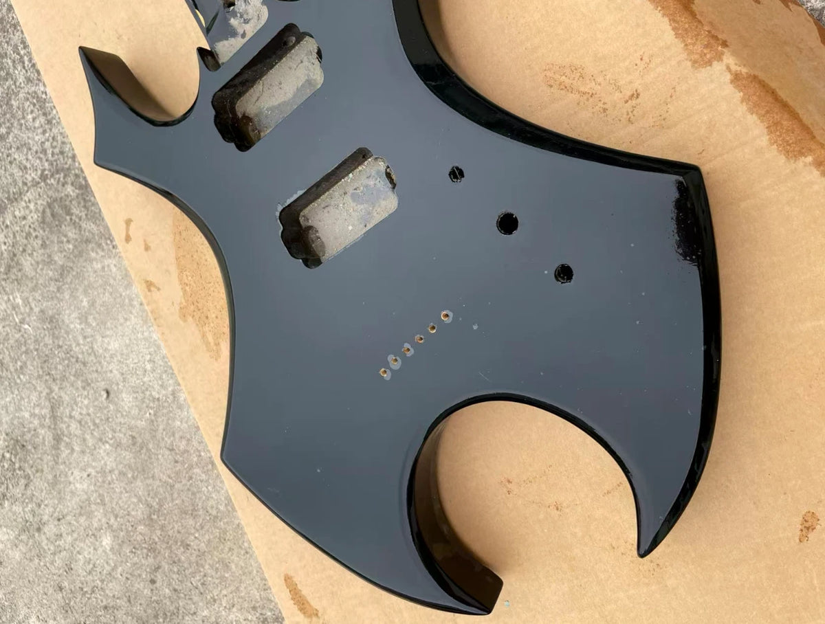 HH Black Guitar Basswood Body Fit Virgin DIY Project