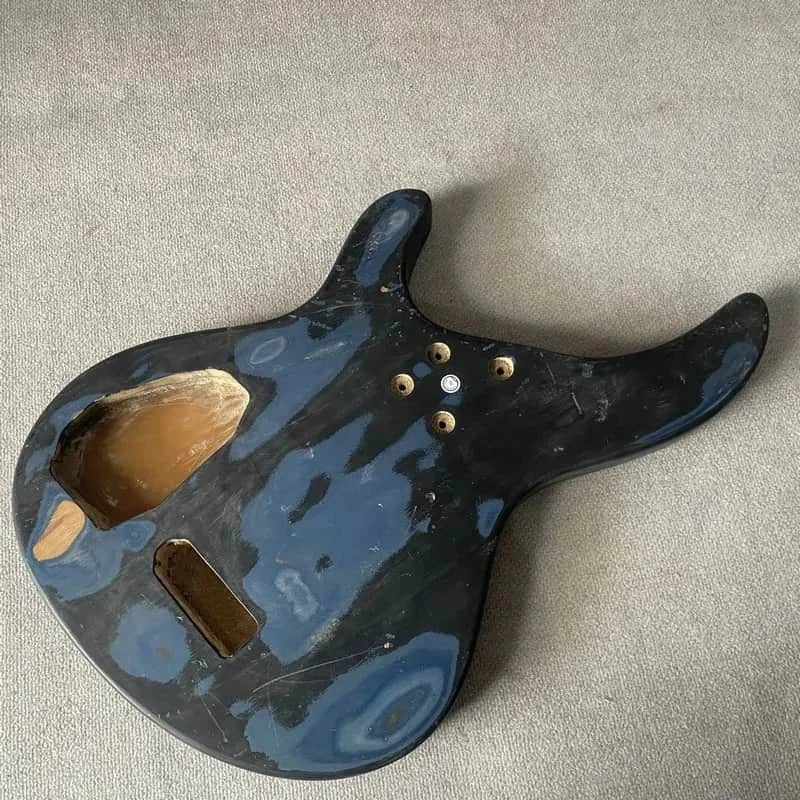 Black 4 String Electric Bass Body