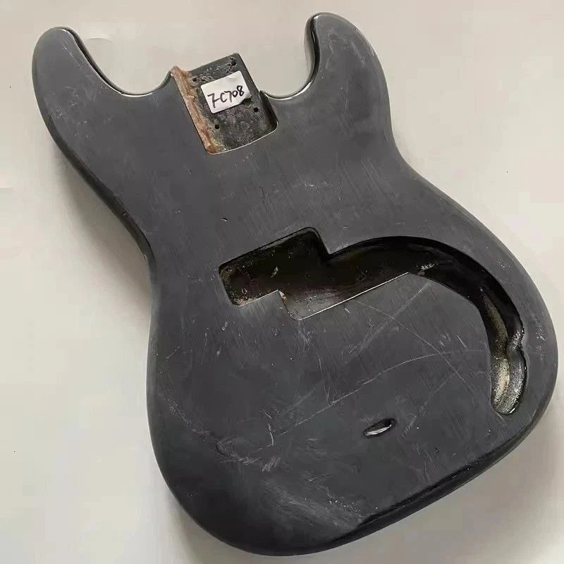 Black Basswood P Bass Body
