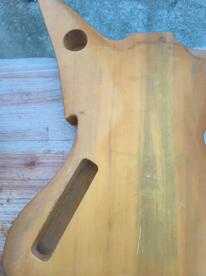 Custom Shaped HH Electric Guitar DIY Project Body