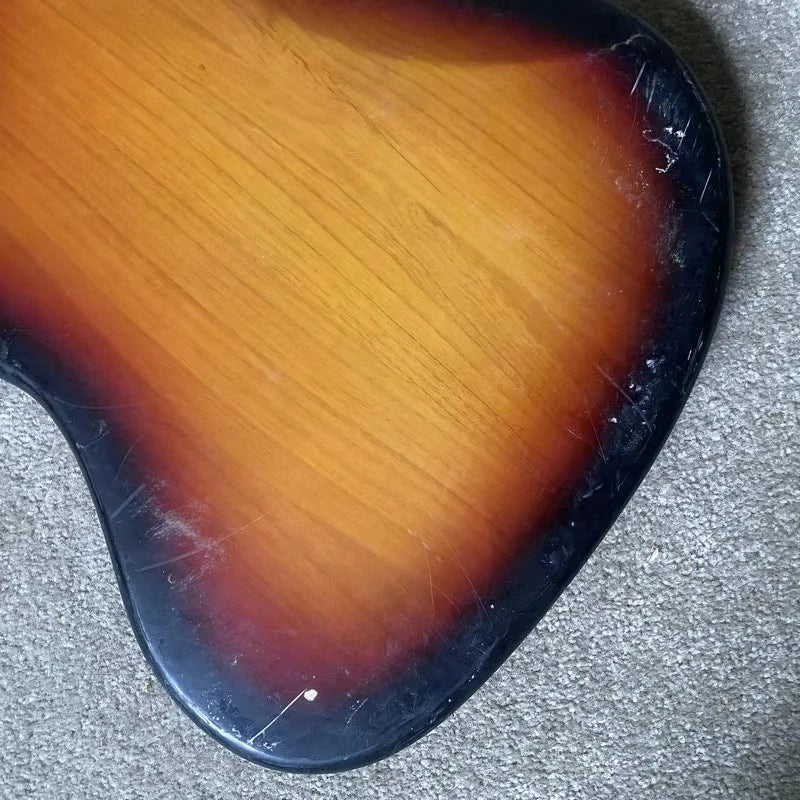 Sunburst Guitar DIY Project Alder Wood Body Fit Jazzmaster