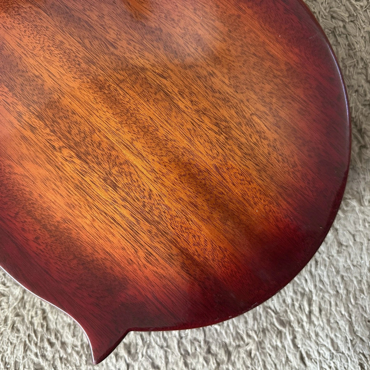 Cherry Burst Washburn 8 String Mandolin, Mahogany Veneer Top Body, 24 Frets
