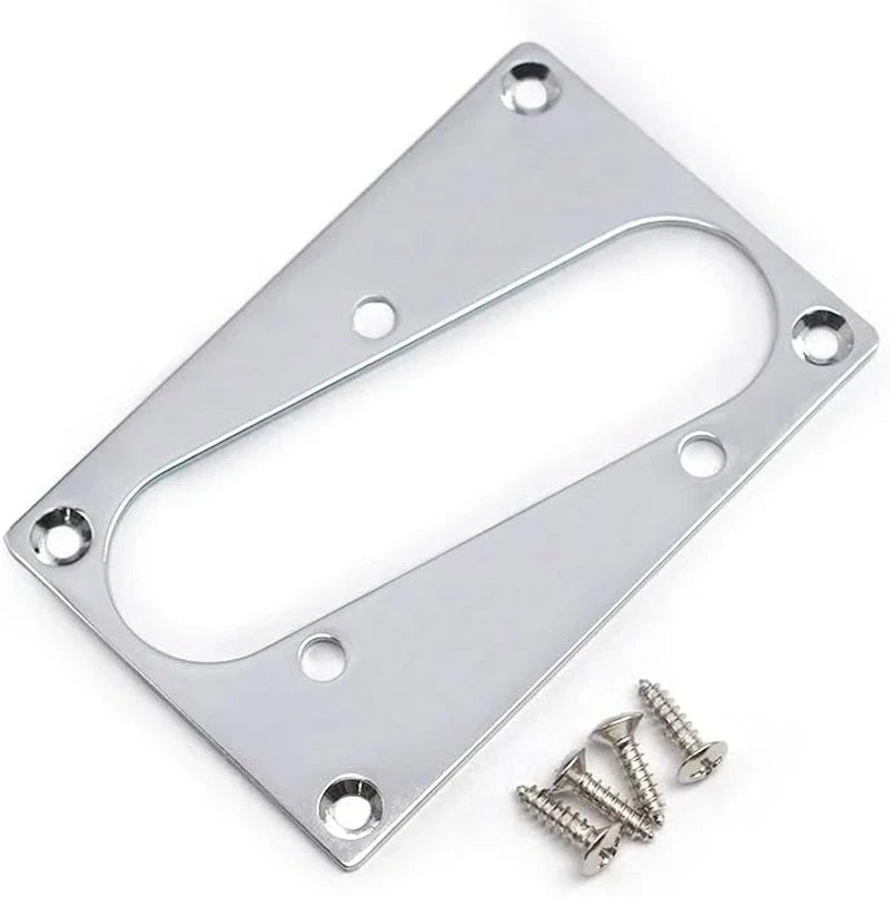 Chrome Guitar Bridge Pickup Ring Mounting Frame Fit Telecaster Tele Guitars