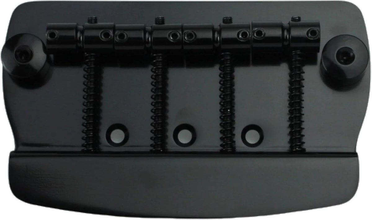 Black 4 String Bass 3 Point Fixed Bridge Fit MusicMan