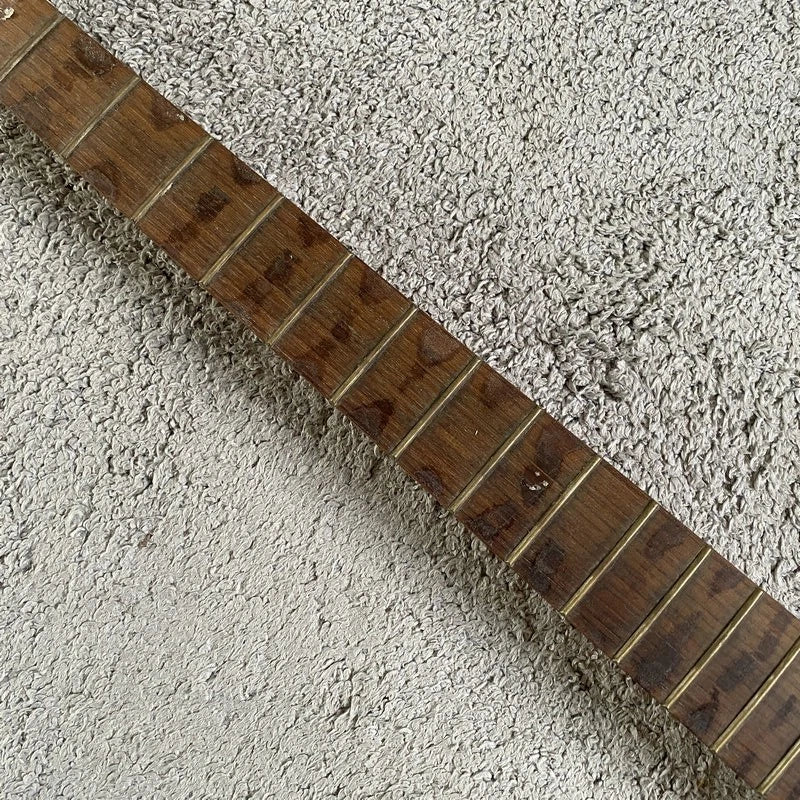 DIY 4 String Bass, Solid Ash Mahogany Body, Maple Wood Neck Through Project