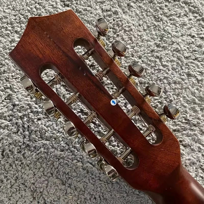 10 String Acoustic Electric Guitar, Mahogany Neck, Rosewood Fingerboard
