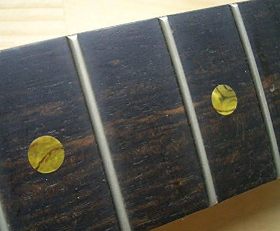 Ocher Gold Guitar Fingerboard Fretboard Inlay Stickers Markers Dots