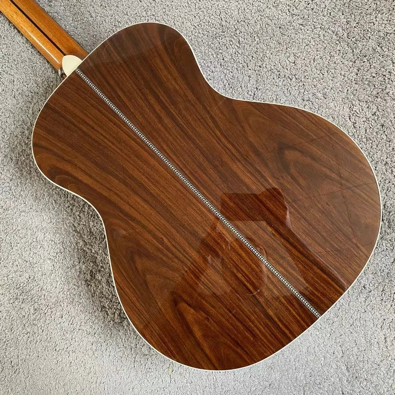 36-Inch OM All-Solid Spruce &amp; Santos Rosewood Guitar