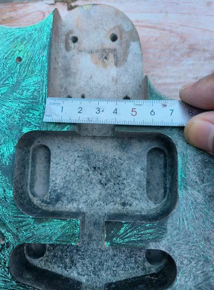Custom Green Finish Guitar Solid Body DIY Project Fit ST