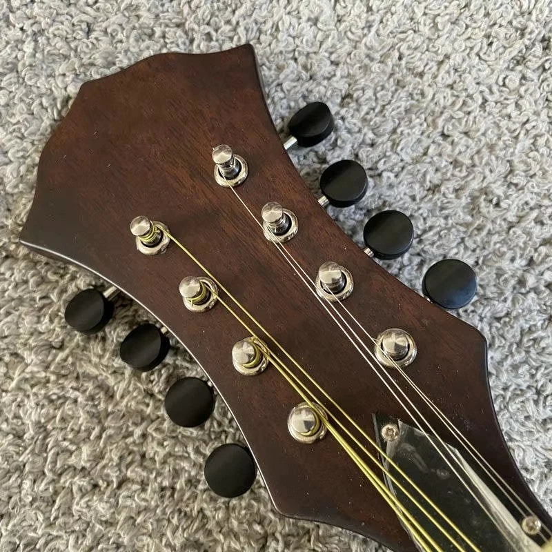 8 String Mandolin, Solid Spruce Top, Mahogany Body