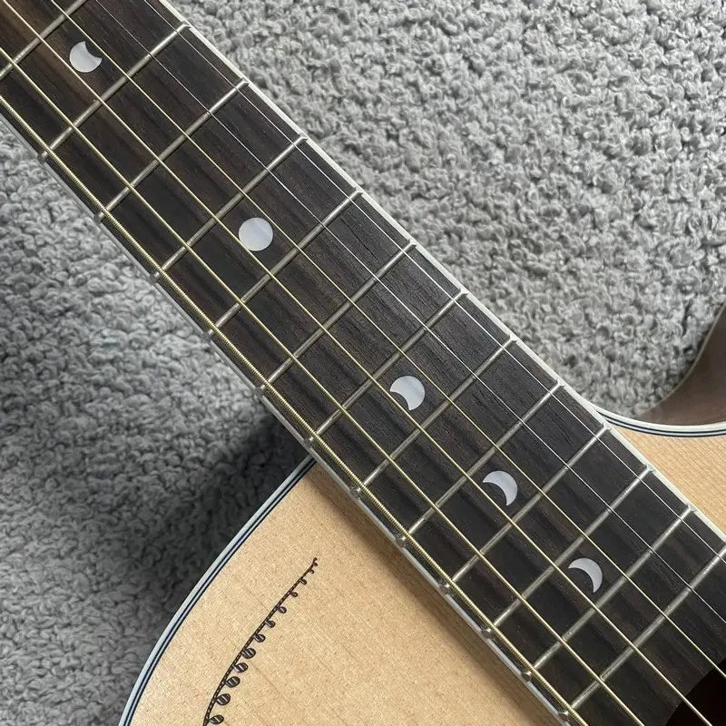 Luna Folk Acoustic Guitar, Hena Oasis Top, Mahogany Neck, Rosewood Fingerboard