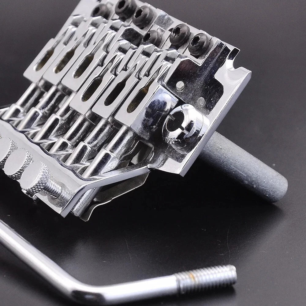 Chrome Guitar Licensed Floyd Rose Double Locking Bridge Tremolo System