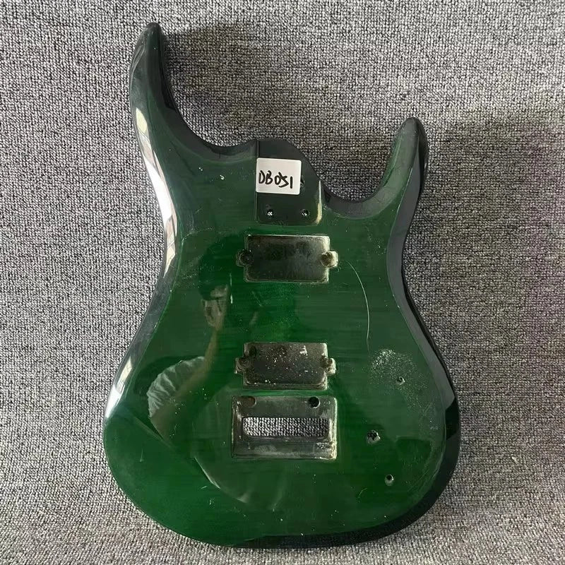 Green Flamed Maple Guitar Body DIY Project