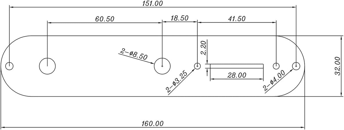 Engraved Steel Guitar Control Plate Panel Fit Telecaster Tele