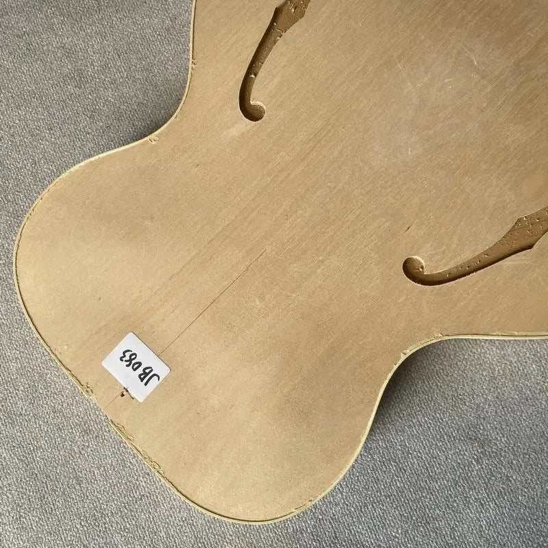 Unfinished Hollow Maple Jazz Guitar Body