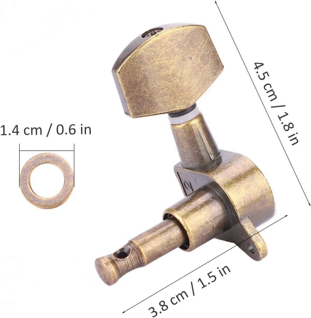 3R3L Copper Bronze Guitar Tuning Pegs Keys Fit Epiphone,Cort,<wbr/>Rogue,Peavey,I<wbr/>banez