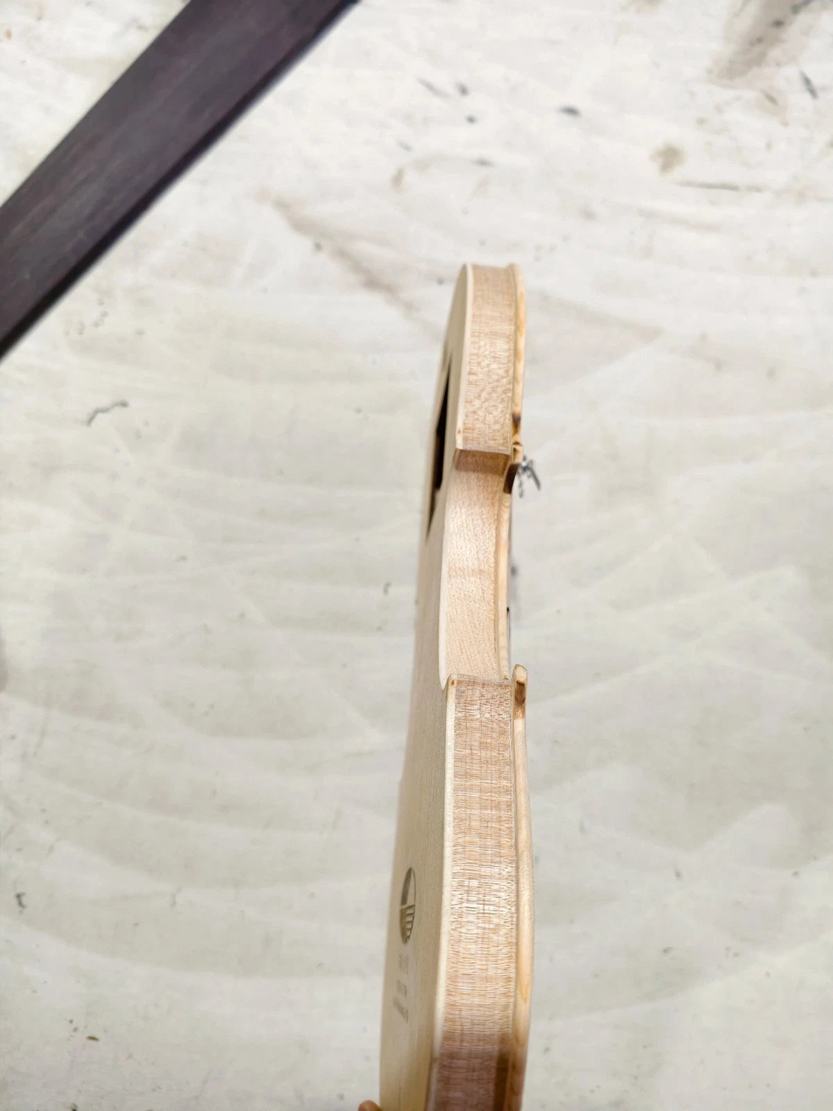 Unfinished 4/4 Violin-Shaped DIY Woodworking Kit