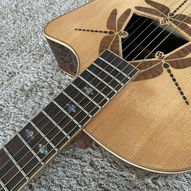 Imma 41-Inch Spruce &amp; Rosewood Folk Acoustic Guitar