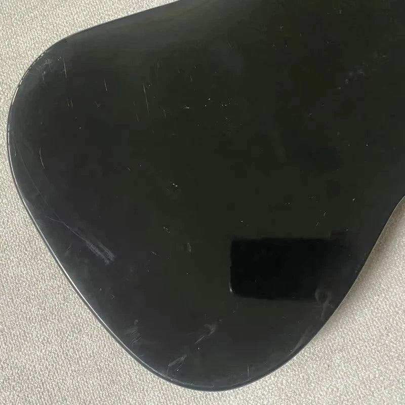 Left Hand Mini Guitar Body, Black, Custom Pickup Route