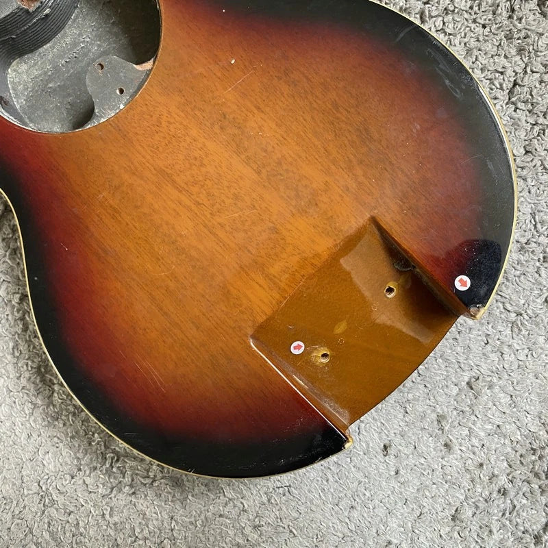 DIY Project Mini Travel Guitar, Mahogany Body, Maple Neck