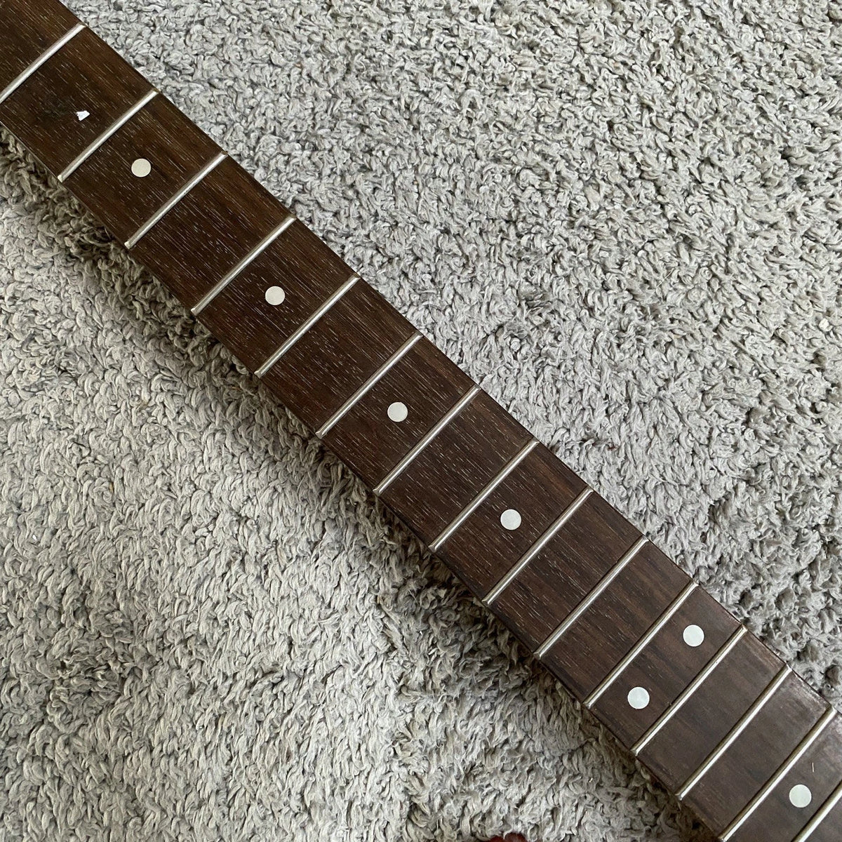 22-Fret Custom Electric Guitar DIY Kit with Double Tremolo, Alder Wood Body