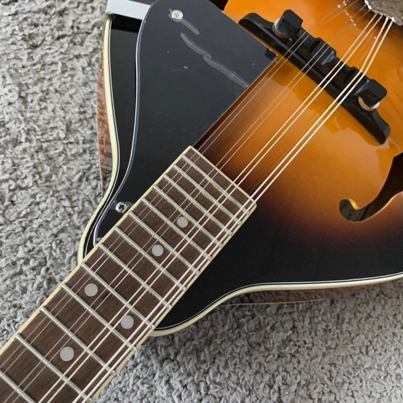 Tobacco Burst 8 String Mandolin, Spruce Top Body, Mahogany Neck, 20 Frets
