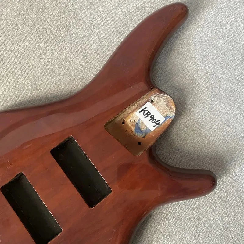 Dark Red Bass Guitar Basswood Body