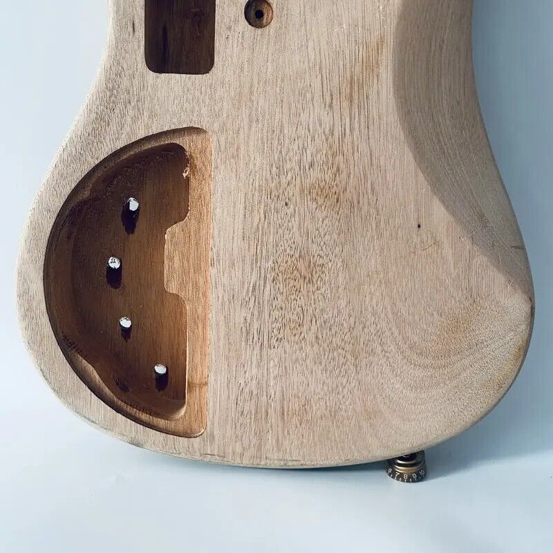 5/6 String Electric Bass Mahogany Wood Body